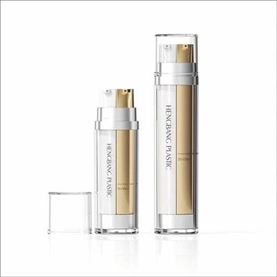 Bouteille à double chambre à deux pompes de 30 ml et 60 ml